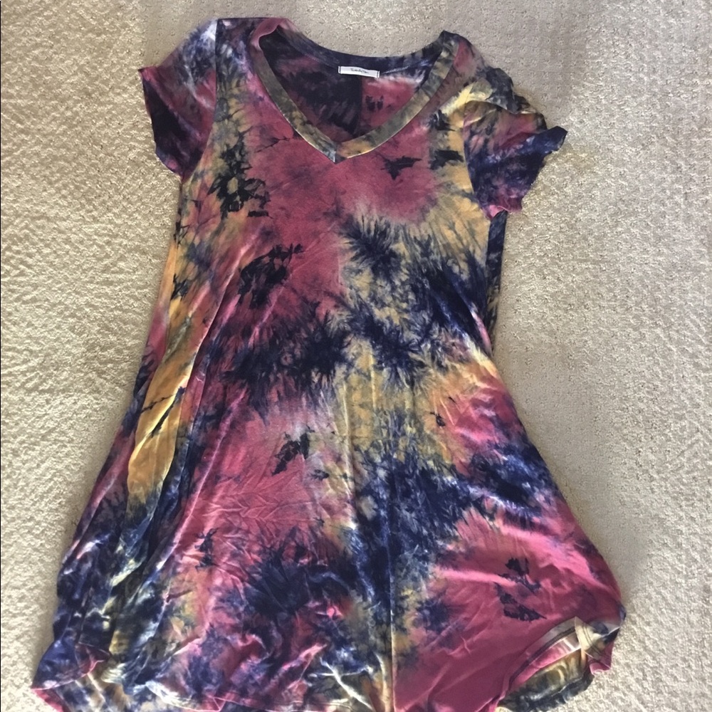 Boutique Tye-Dye T Shirt Dress